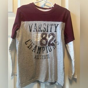 Sonoma Varsity 82 Long Sleeve Shirt - Maroon and Gray